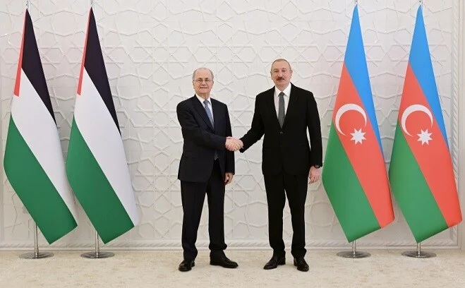 İlham Əliyev Fələstinin baş nazirini qəbul etdi